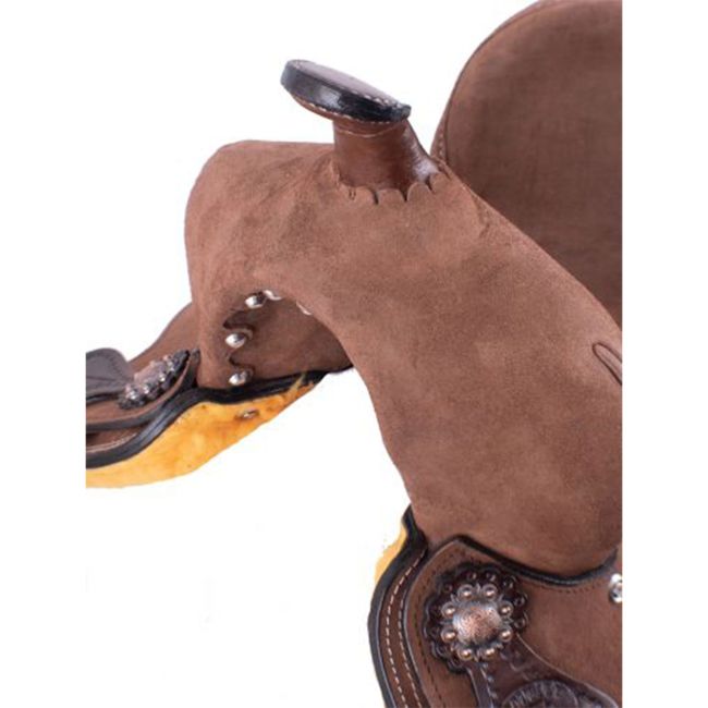 Double T Youth Hard Seat Barrel Style Saddle - 10 Inch #2