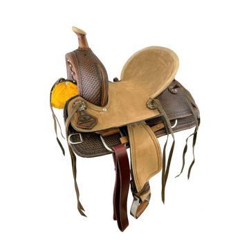 Double T High Country Youth Barrel Style Saddle - 10, 12 Inch