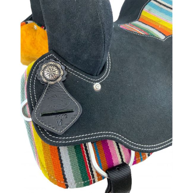 Double T Sundown Serape Youth Barrel Style Saddle - 12 Inch #2