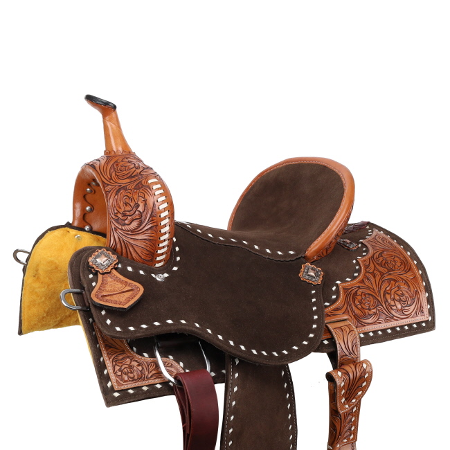 Double T Sterling Barrel Style Saddle - 15 Inch #3