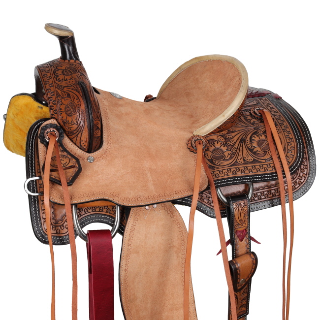 Double T Ranchland Rose Roper Style Saddle - 15 Inch #3