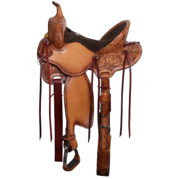 Double T Abilene Barrel Style Saddle - 15 Inch