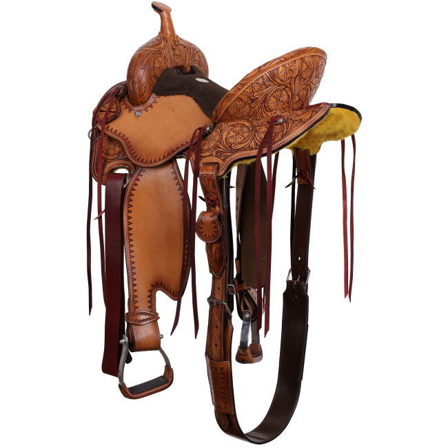 Double T Abilene Barrel Style Saddle - 15 Inch #3