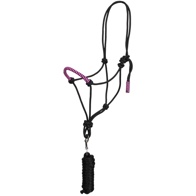 Showman Cowboy Knot Halter with Braided Nose #2