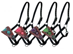 Showman Beaded bronc nose halter