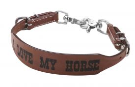 Showman PONY SIZE " I love my horse" branded wither strap