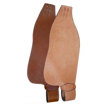 Showman Smooth Leather Replacement Fenders - Sold in a Pair