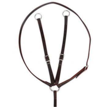 Showman Argentina Cow Leather Running Martingale