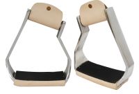 Showman Angled aluminum stirrups