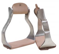 Showman wide aluminum stirrups