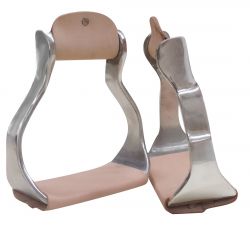 Showman wide aluminum stirrups