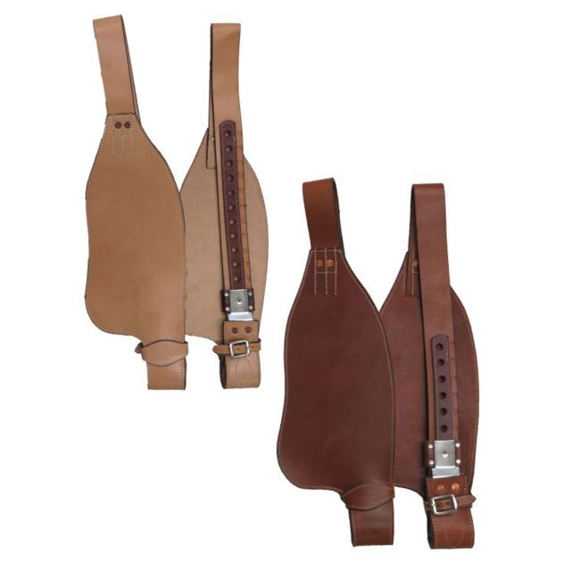 Showman Smooth Leather Replacement Fenders - Pony/Youth