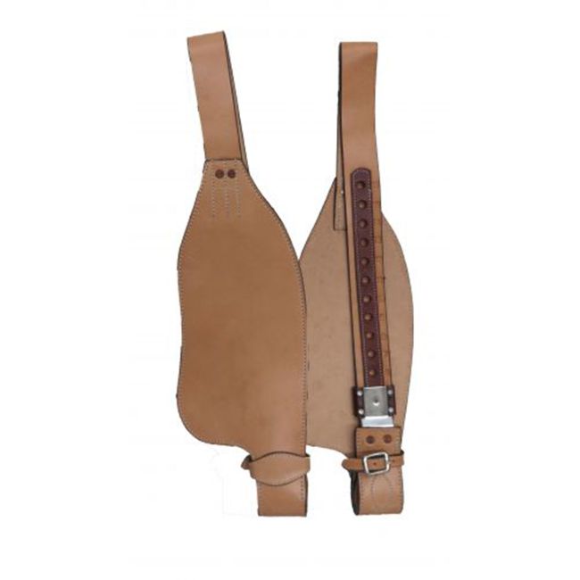 Showman Smooth Leather Replacement Fenders - Pony/Youth #2