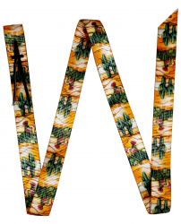 Showman  72" x 1.75" Premium Quality Cactus Print Nylon tie strap