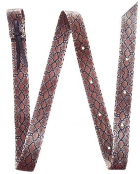 Showman  72" x 1.75" Premium Quality Snake Print Nylon tie strap
