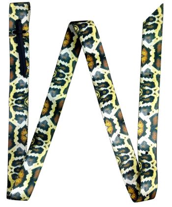 Showman  72" x 1.75" Premium Quality Python Print Nylon tie strap