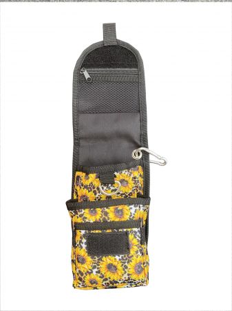 Showman Sunflower and cheetah print codura cell phone&#47;accessory case #2