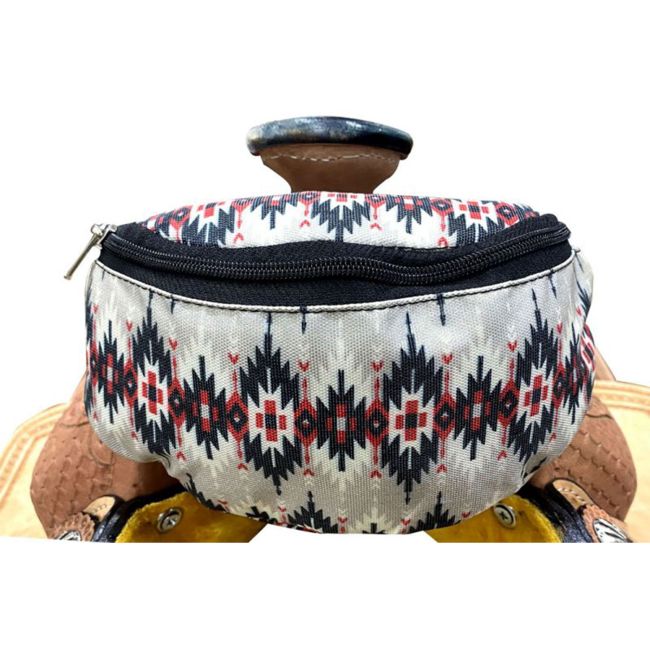 Showman Westward Echo Insulated Nylon Saddle Pouch