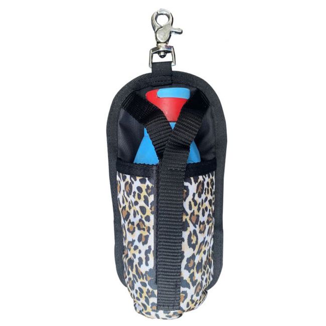 Showman Cheetah Insulated Nylon Bottle Carrier