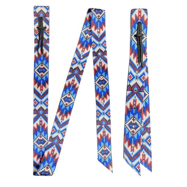 Showman Premium Quality Tribal Skies Nylon Tie Strap and Off Billet Set