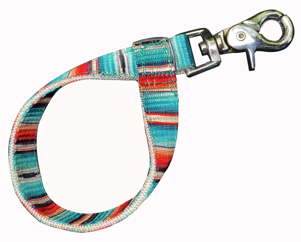 Showman Premium nylon Serape print Tie down Keeper