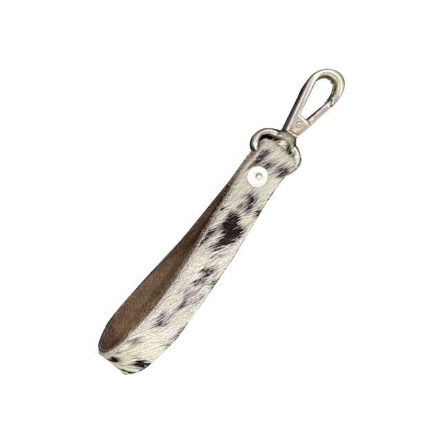 Showman Hair on Cowhide Wristlet Loop/Keychain Clip #2