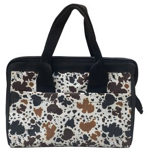 Showman Durable nylon Cow Print tote bag