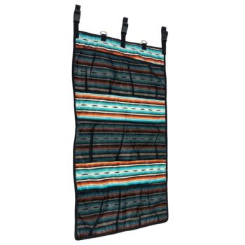 Showman Teal Serape Hanging Trailer Organizer