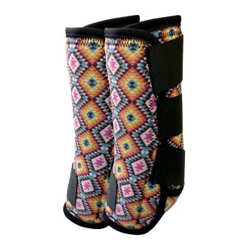 Showman Daybreak Aztec Elite Equine Sport Medicine Boot *Sold in Pairs*
