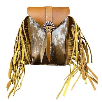 Showman Golden Plains Cowhide Rear Cinch Bag