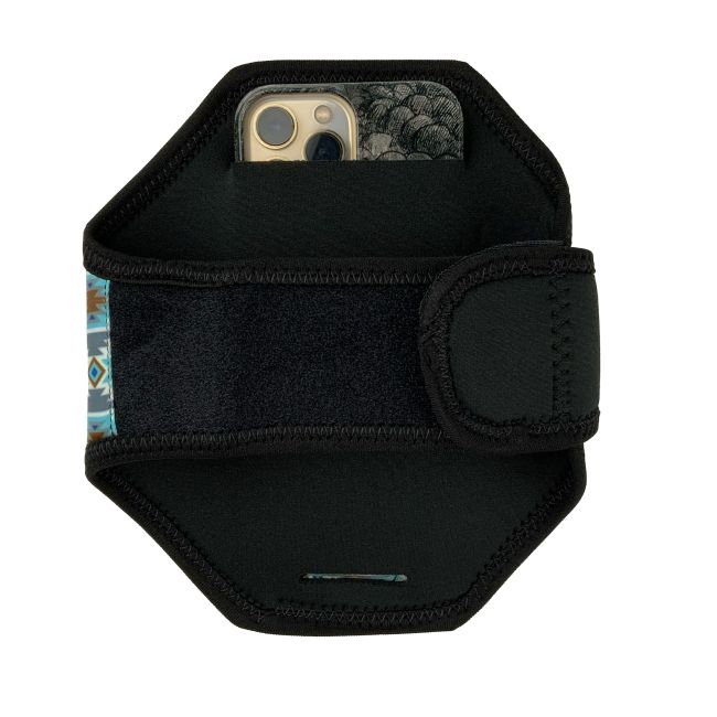Showman Gray Blue Aztec Phone Holster #3