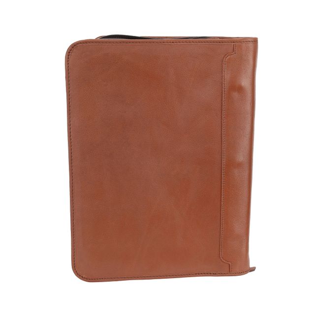 Klassy Cowgirl Cowhide Leather Binder - No Rings #3