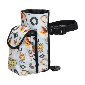 Showman Wild West Insulated Nylon Bottle Carrier with Pocket