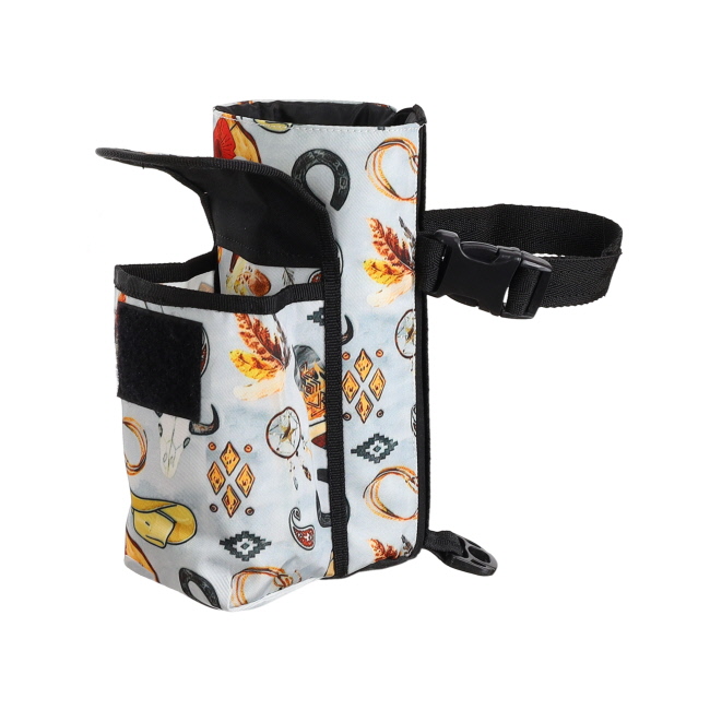 Showman Wild West Insulated Nylon Bottle Carrier with Pocket #2