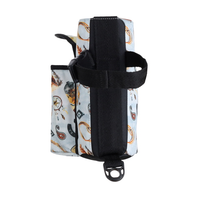 Showman Wild West Insulated Nylon Bottle Carrier with Pocket #3