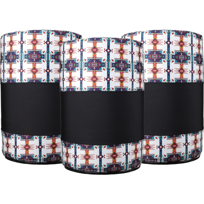Showman Sagebrush Lycra Barrel Covers - Set of 3