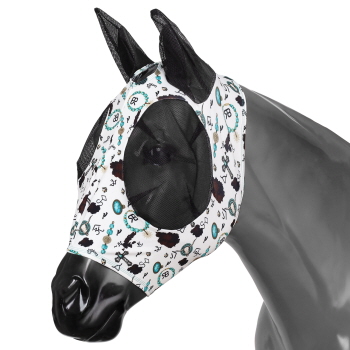 Showman Cowgirl Charm Lycra Fly Mask