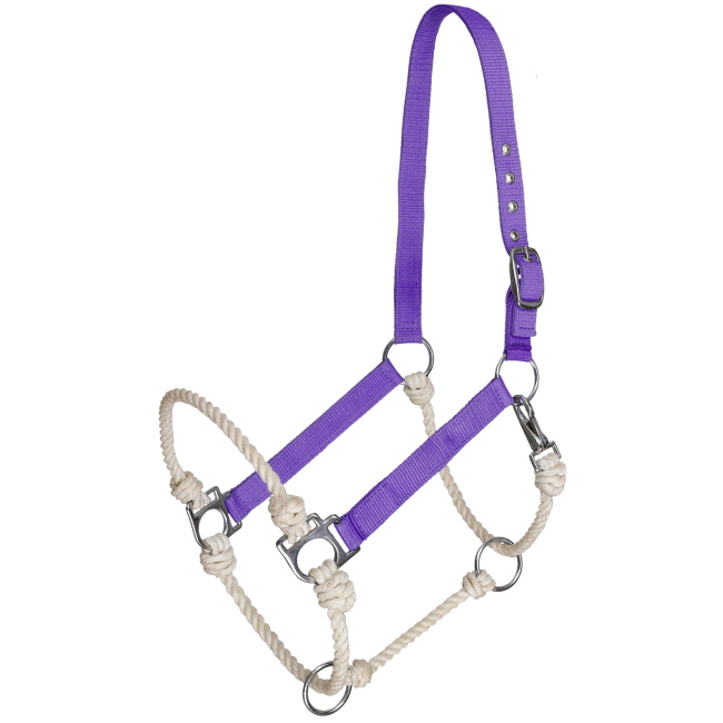 Showman Nylon Hybrid Halter #4