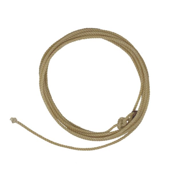7&#47;16" X 30' Soft Lay Synthetic Lariat with Leather Burner