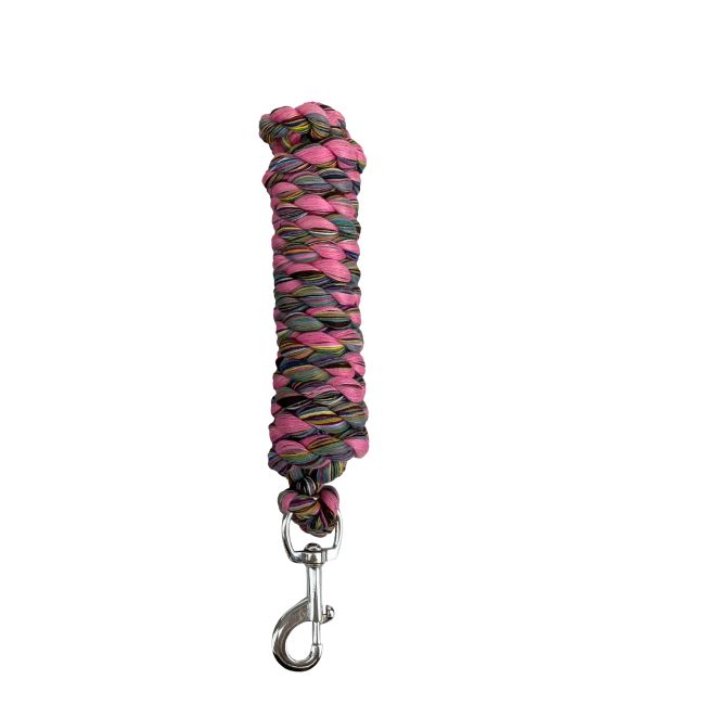 10 Ft Multi-Colored Assorted Cotton Lead with Snap #2