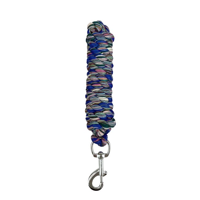 10 Ft Multi-Colored Assorted Cotton Lead with Snap #3