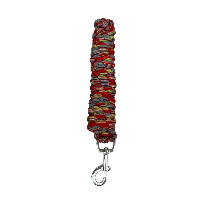 10 Ft Multi-Colored Assorted Cotton Lead with Snap #4