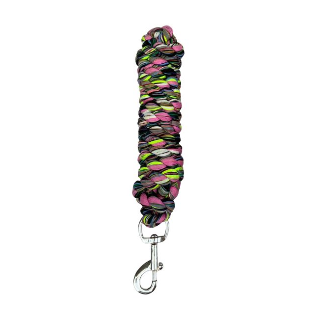 10 Ft Multi-Colored Assorted Cotton Lead with Snap #5