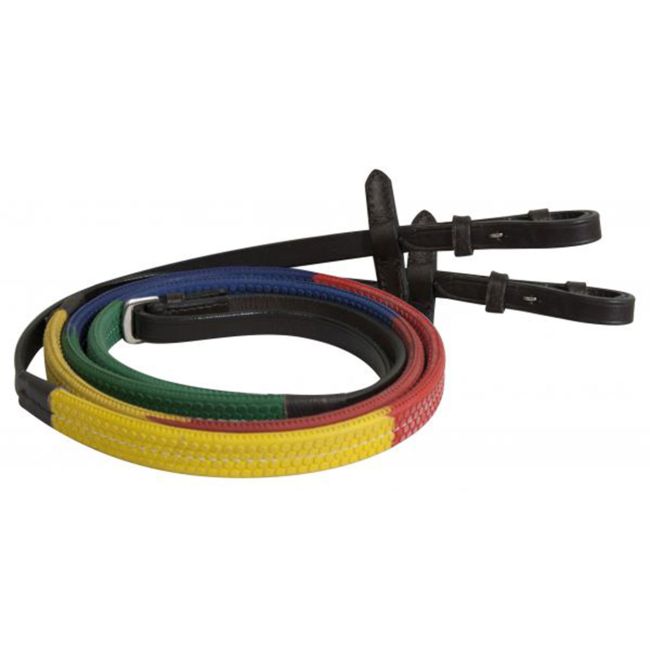 Showman Multi-Colored English Training Reins