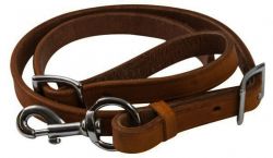 Showman Argentina cow leather tie down strap