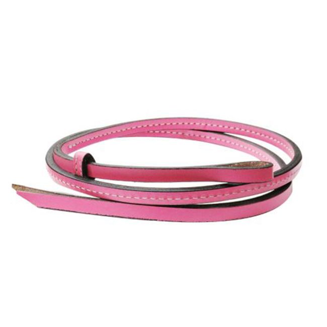 Showman 50" x 1&#47;2" Colored leather over &amp; under whip #2
