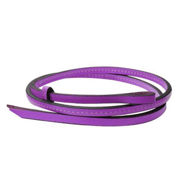 Showman 50" x 1&#47;2" Colored leather over &amp; under whip #3