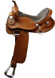 16" Double T Trail Saddle. Smooth finish Argentina Cow Leather