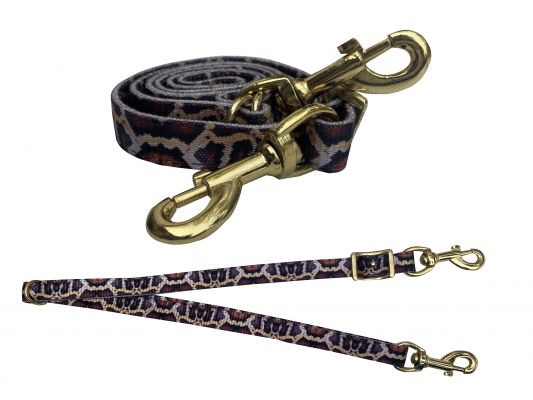 Showman Python Premium nylon easy adjust tie down strap