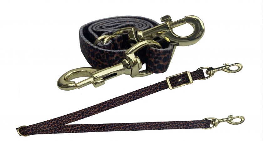 Showman Cheetah Premium nylon easy adjust tie down strap
